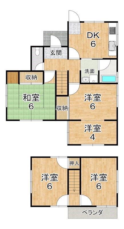 マイホーム木津川 間取り図