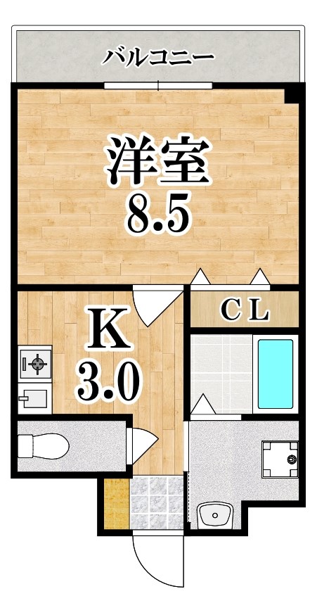 レッドランド相生 間取り図