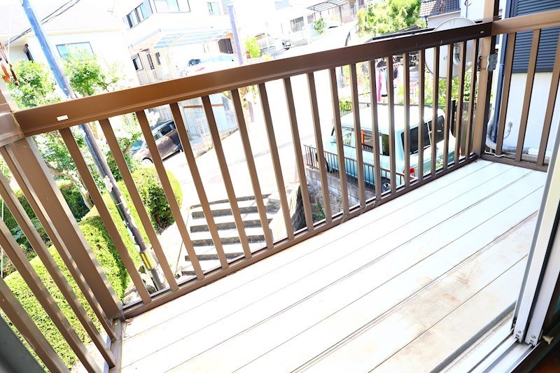 西松ヶ丘戸建 ベランダ