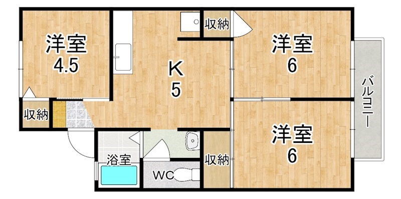 ヒルズ幸和 間取り図