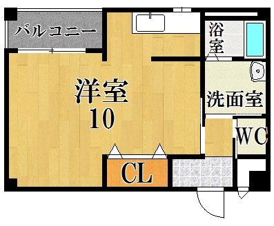 パイン　ヒル 203号室 間取り