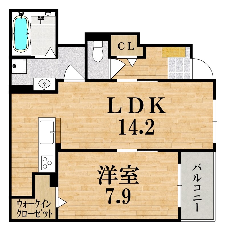 ガーデンヒルズＫ 101号室 間取り