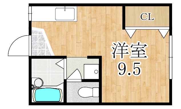 コーポまつかさ 106号室 間取り