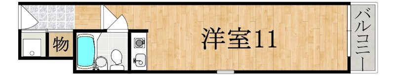 ビーコート 102号室 間取り