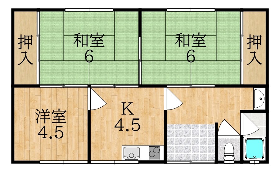 松本住宅 間取り図