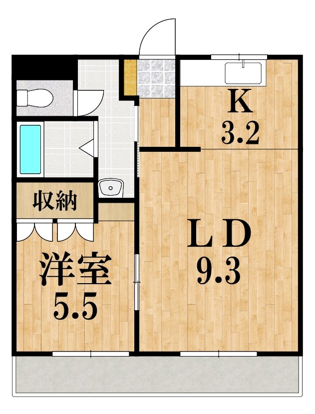 ピアコート木原 205号室 間取り