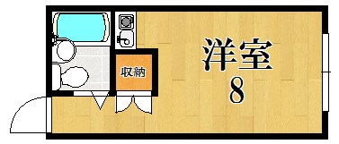 新大ビル二条 205号室 間取り