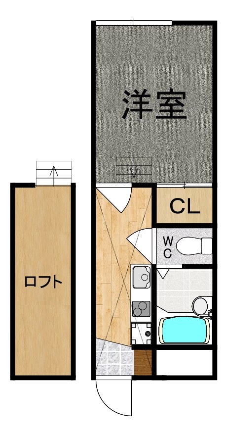 レオパレス王寺 間取り図