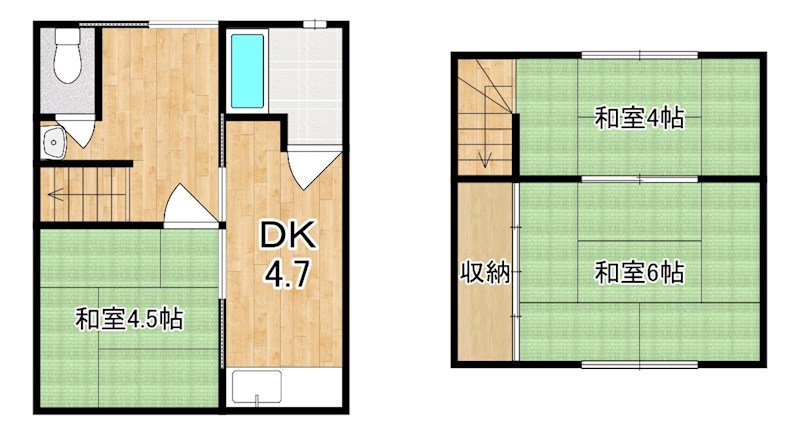 奈良市肘塚町戸建 間取り