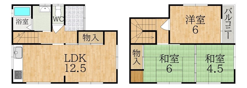 下三橋戸建 間取り