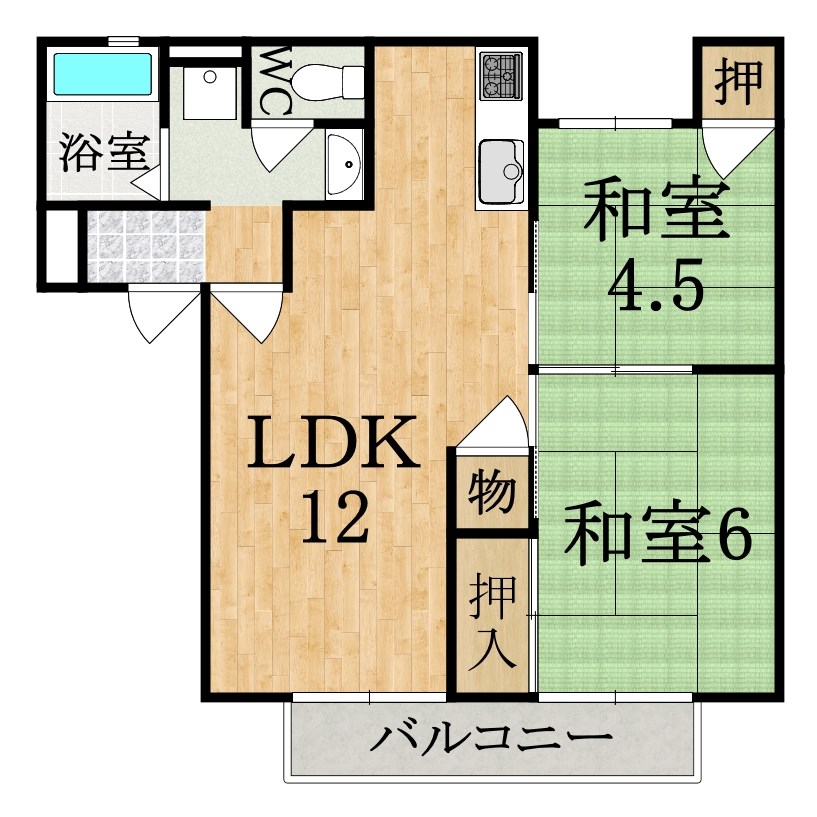 ロワールハイツ 間取り図