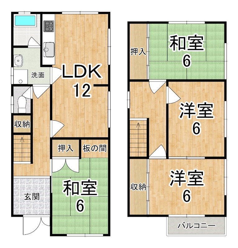 天理11号 間取り図