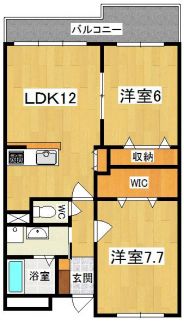 ル・グラン・リヴィエール 207号室 間取り