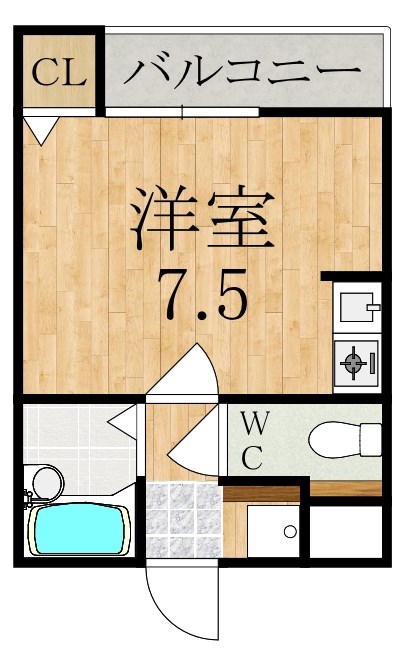 ヴェルデコート八木  間取り図