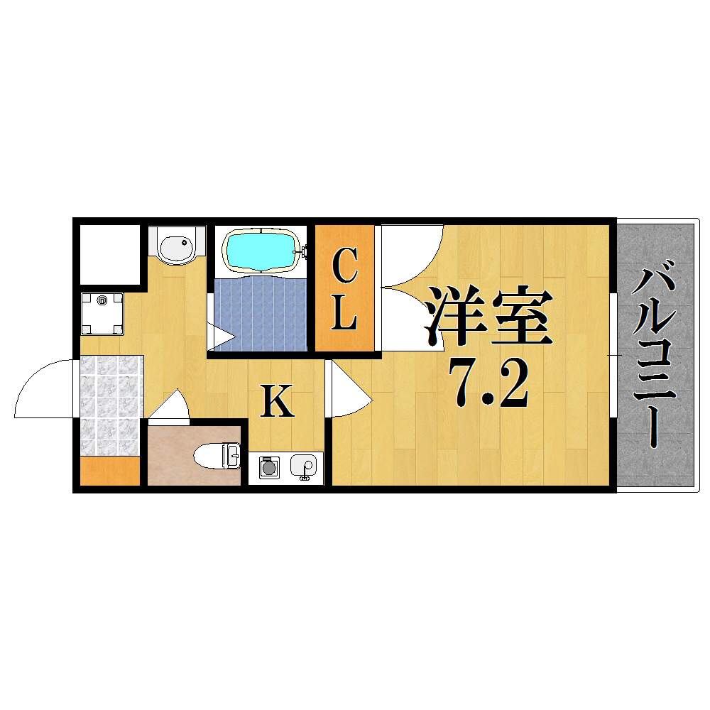 クレセール杉ヶ町 間取り図