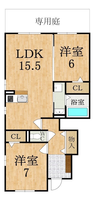 ファミーユASUKA 間取り図