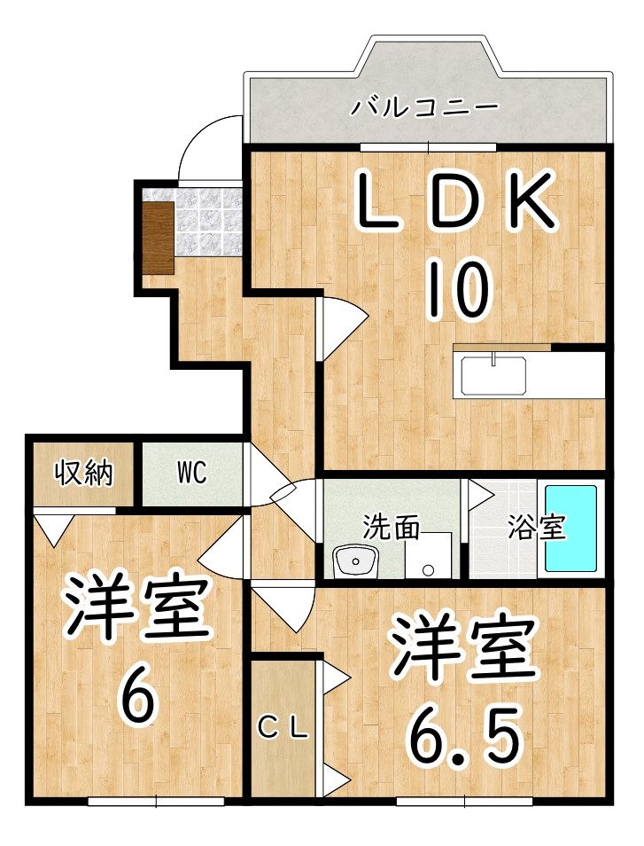 グリーン・ヴィラA 間取り図