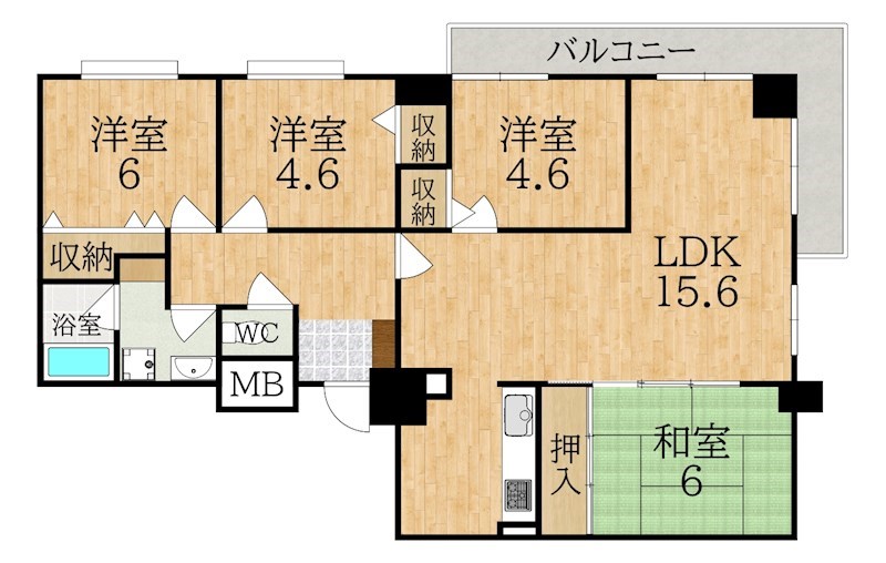 フォルムあやめ池 間取り図