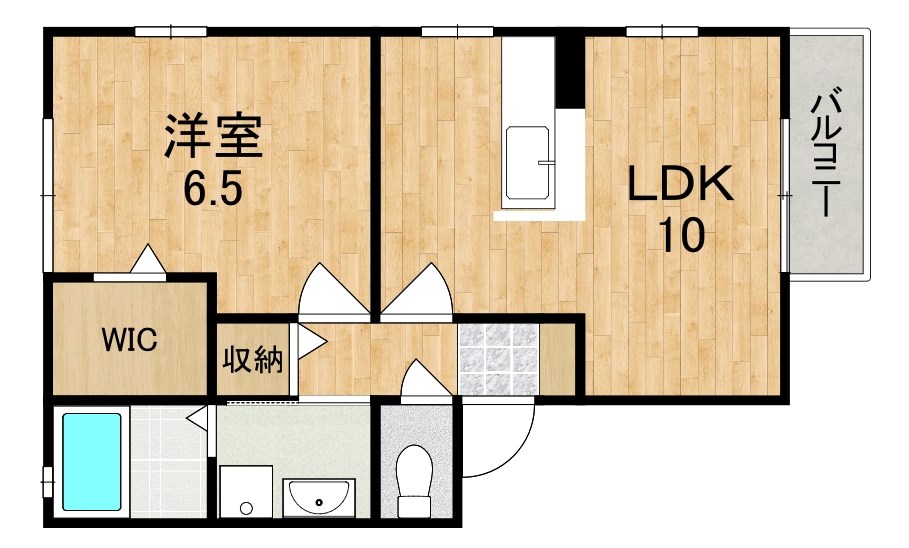 エスペランサ木津 205号室 間取り