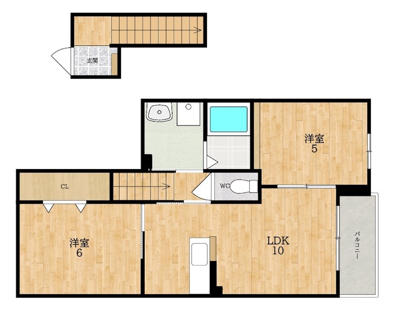 グランツ（額田部北町） 間取り