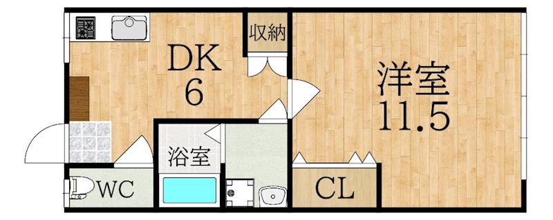 松葉マンション 間取り図