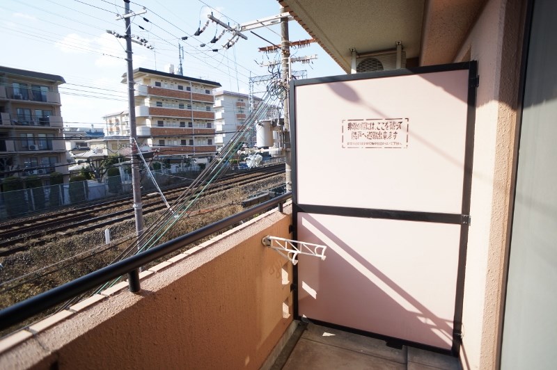 オーキッドあやめ池 ベランダ