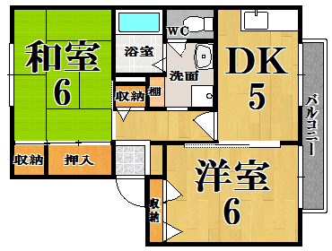 ボナールＡ 間取り図