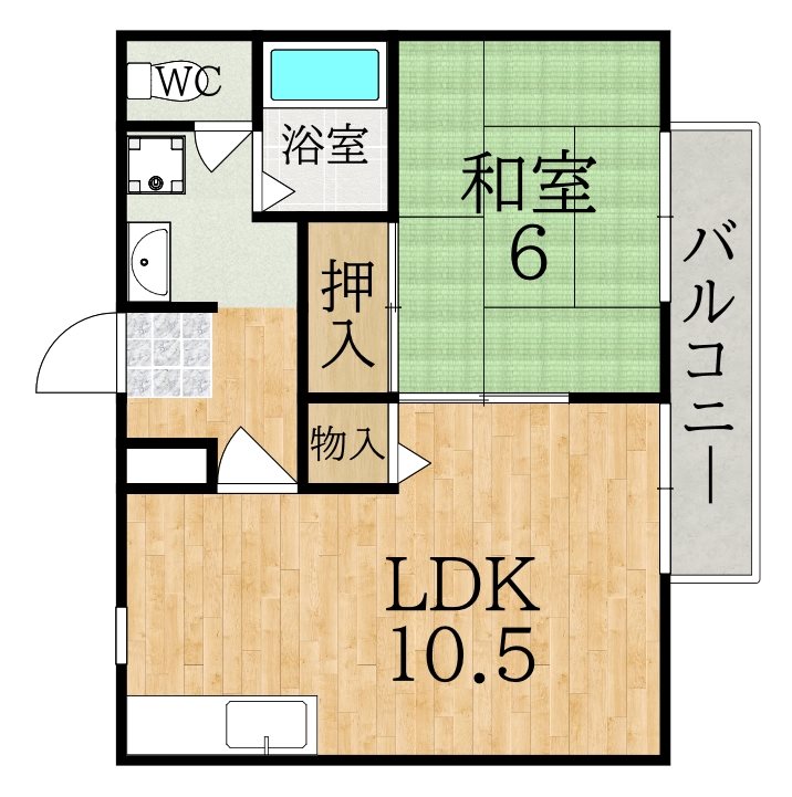 ビーラインますみや 間取り図