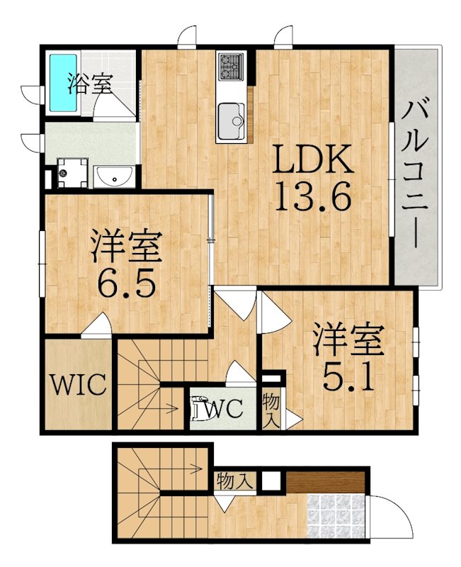 ShaMaison Torimi 202号室 間取り