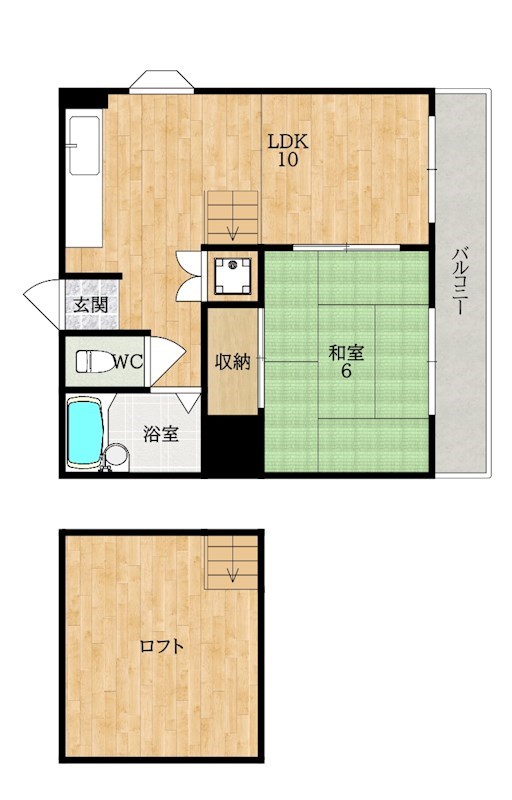 City　PALACE21　郡山九条　パート1 間取り