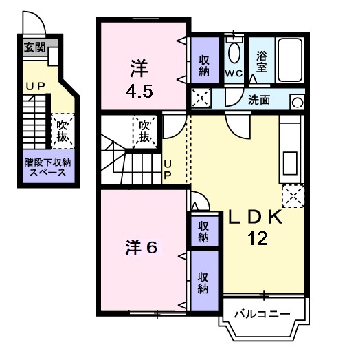 セゾン・イックス 間取り図