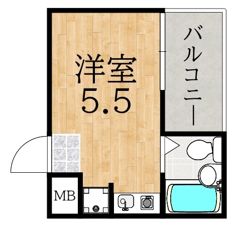 シティパレス富雄南 間取り図