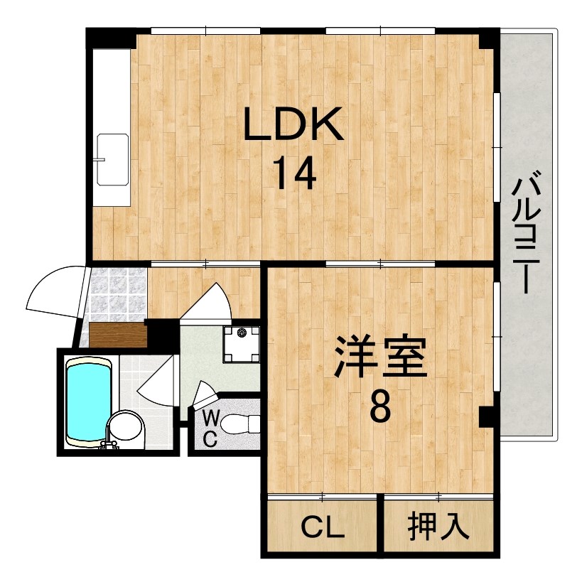 ロイヤルリバーサイド 間取り図