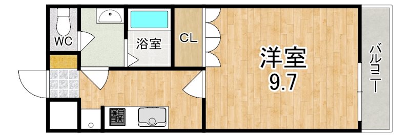 エスポアジュネス 間取り図