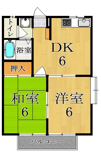 エステートピア稜 間取り図