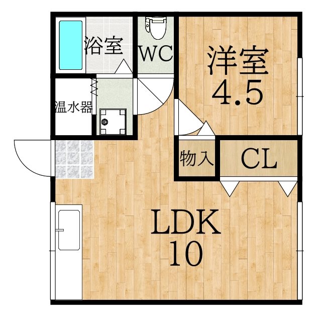 マンションヒライ 311号室 間取り