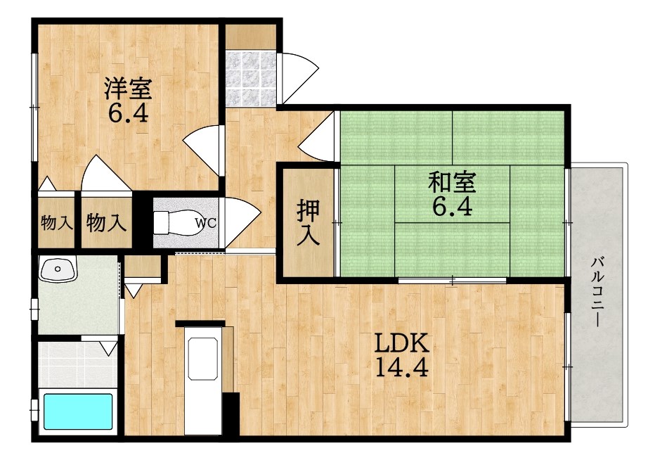 グローリーコート 間取り図