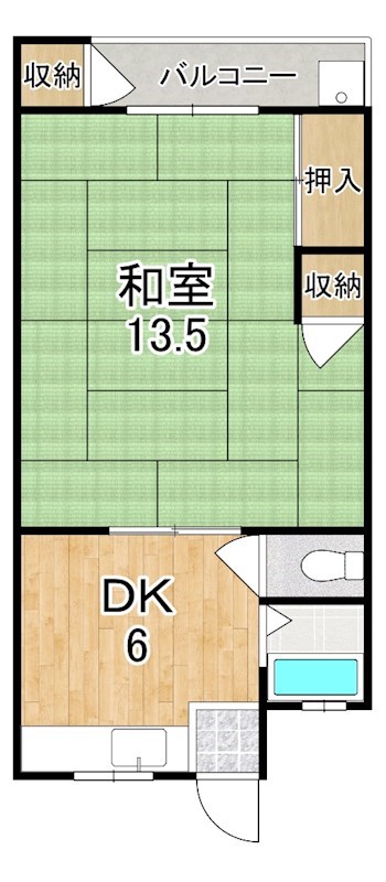 井上マンション 間取り図