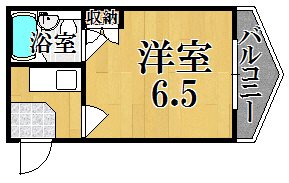 スコッチテリア三条 403号室 間取り