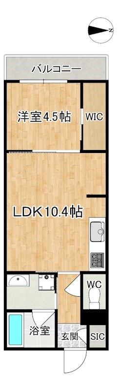 ShaMaison　ForestaⅡ 306号室 間取り