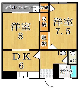 ハイツ平沼 間取り図