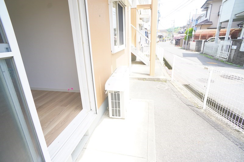 ハイツ池田D ベランダ