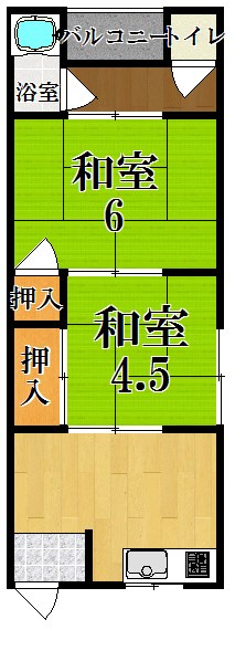 青野荘 間取り図