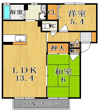 ローズマロー 101号室 間取り