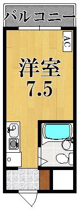 アビタシオンシミズ 305号室 間取り