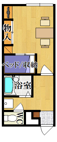 レオパレスＢｌｏｓｓｏｍ 101号室 間取り