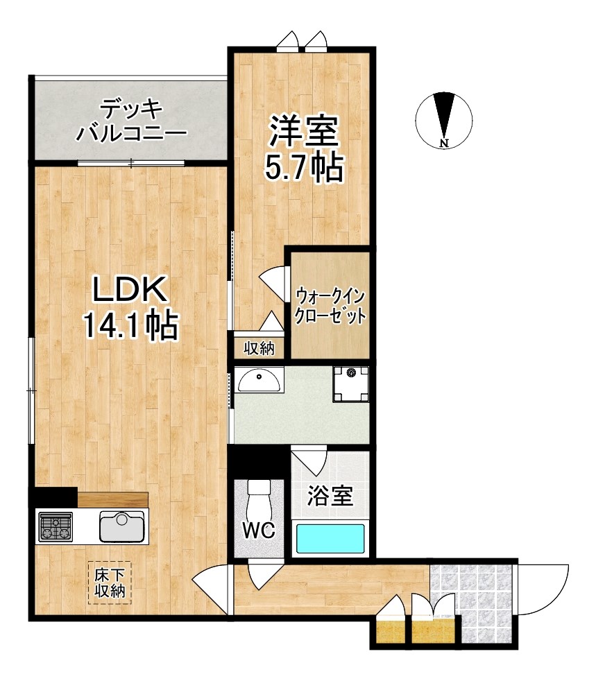シャーメゾン　杉ケ町 105号室 間取り