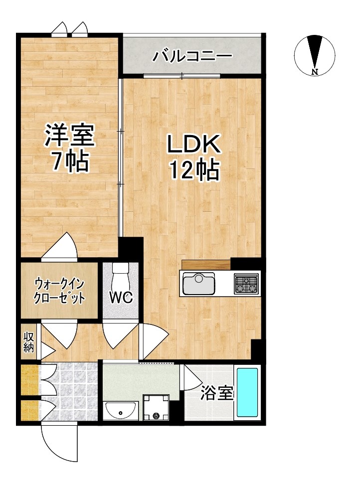 シャーメゾン　杉ケ町 301号室 間取り