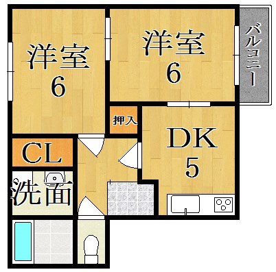 サンモール竜王 間取り図