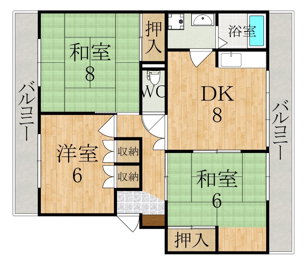 楠本ビル 301号室 間取り